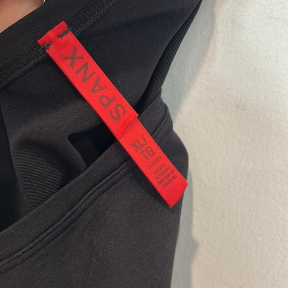 Spanx long sleeve bodysuit very black scoop neck women’s XL new with tag - Picture 6 of 6